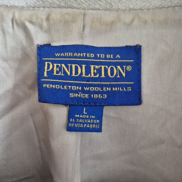 Pendleton La Grande Southwestern Coat Size Large Vintage Inspired Wool Stripe - Picture 2 of 13